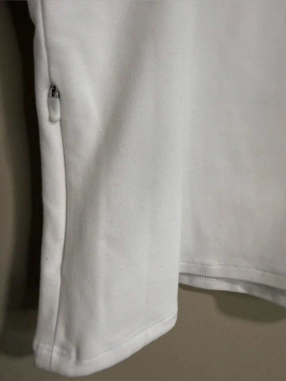 Alo Yoga Alosoft Half Zip Rapid Pullover White Small